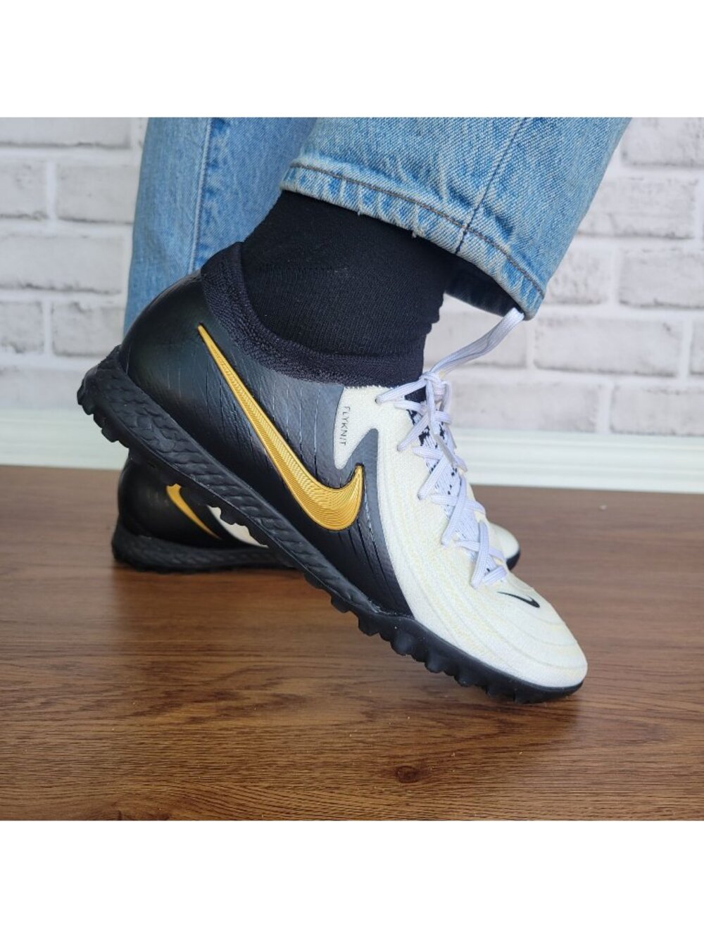 ✨Nike Phantom GX 2 Pro Turf Low Sz 6.5 Men's Soccer Shoes Black White FJ2583-100